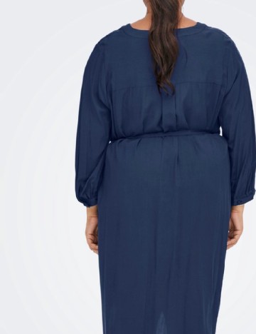 Rochie medie Only Carmakoma, bleumarin