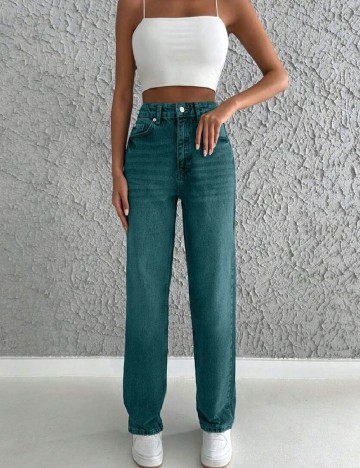 
						Blugi SHEIN, albastru