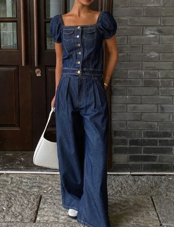 Compleu Dazy, albastru