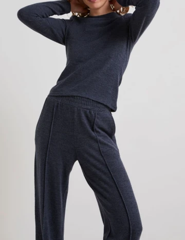 Pulover Pieces, bleumarin, M