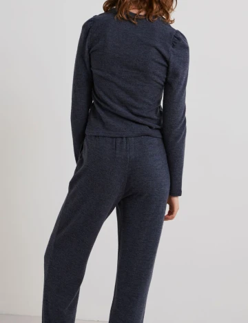 Pulover Pieces, bleumarin, M