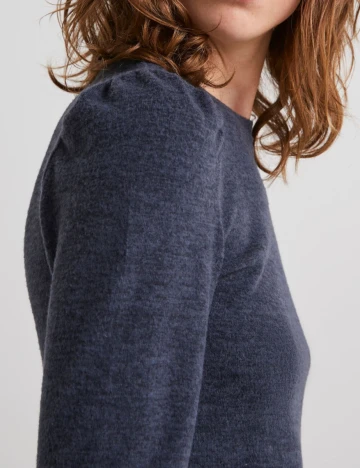 Pulover Pieces, bleumarin, M