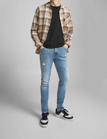Blugi Jack&Jones, albastru denim, W32/L32