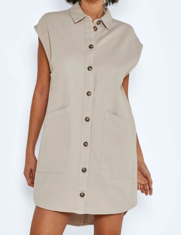 Rochie Noisy May, crem, M