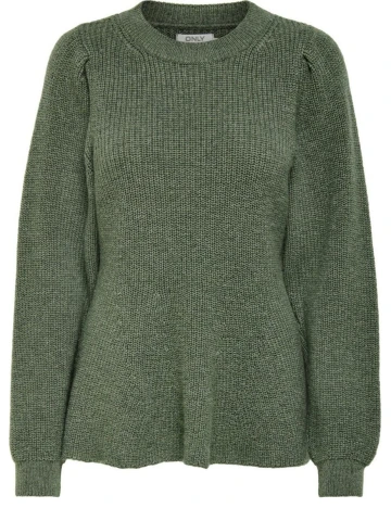 Pulover Only, verde, M