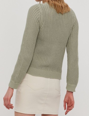 Cardigan Pieces, verde, L