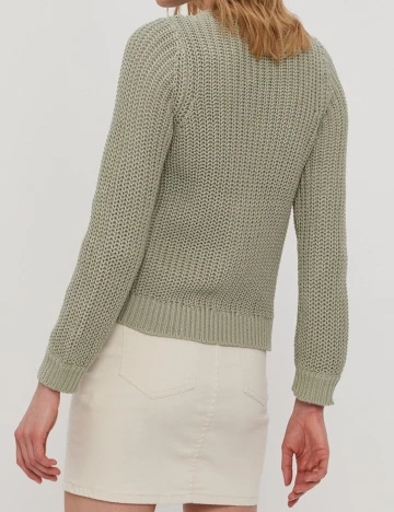 Cardigan Pieces, verde, L