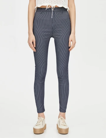 Pantaloni Pull&Bear, albastru, 38