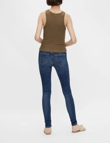 Blugi Pieces, albastru, XS/30 Albastru