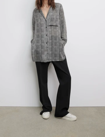Camasa Zara, gri, L