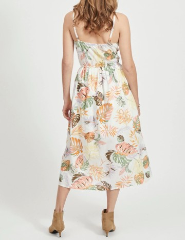 Rochie medie Vila, mix culori, 40