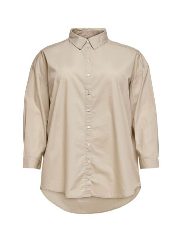 Camasa Only Carmakoma, bej, 42/44