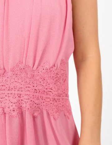 Rochie scurta Vila, roz Roz