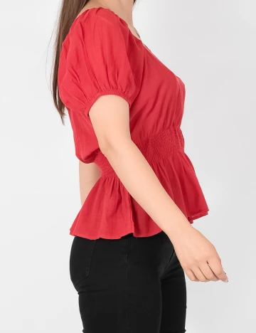 Bluza Pieces, rosu, M Rosu