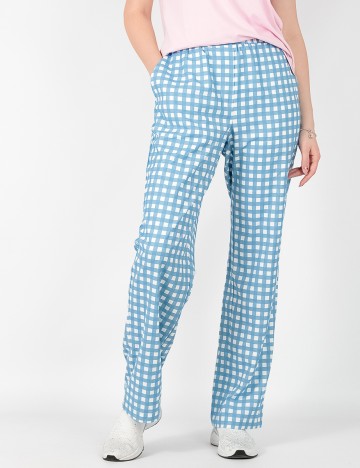 Pantaloni Only, alb/albastru, M