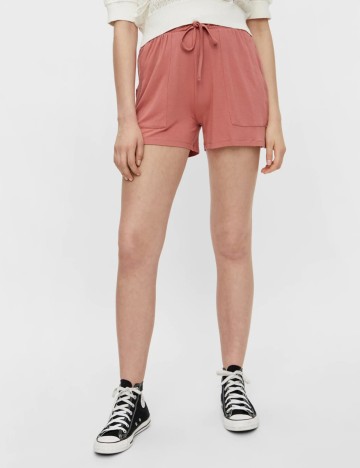 
						Pantaloni scurti Pieces, roz pudra, S