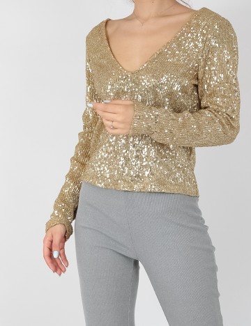 Bluza Only, auriu, M