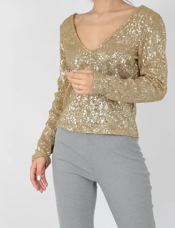 Bluza Only, auriu, M