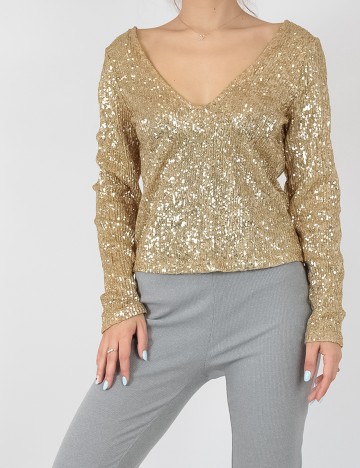 Bluza Only, auriu, M