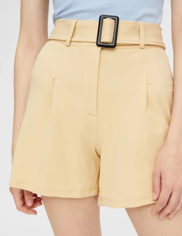 Pantaloni Scurti Pieces, bej, S