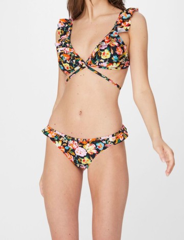 Slip de baie Pieces, floral, M