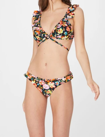 Slip de baie Pieces, floral, M