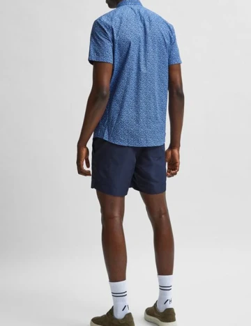 Pantaloni scurti Selected, bleumarin, L