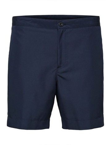 Pantaloni scurti Selected, bleumarin, L