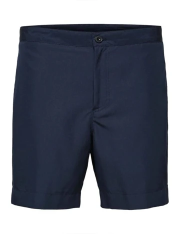 Pantaloni scurti Selected, bleumarin, L