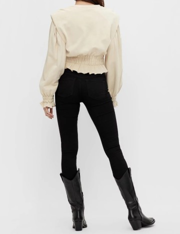 Bluza Object, crem, L