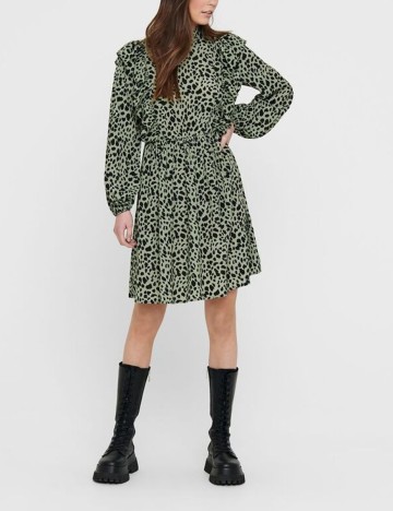 Rochie scurta Only, verde, XS