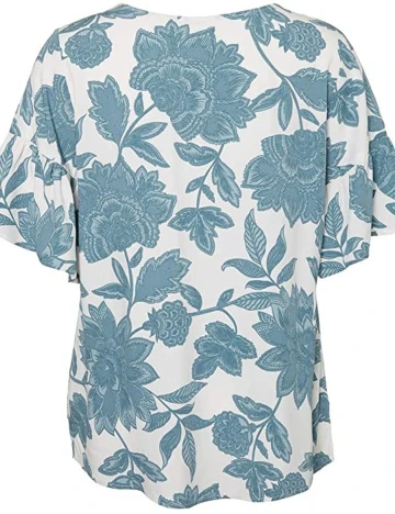 Bluza Junarose, alb, 44