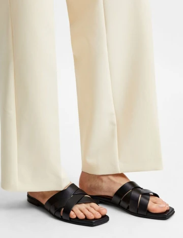Slapi Selected Femme, negru, 40