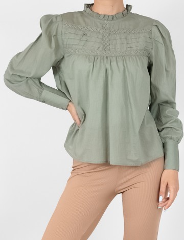 Bluza Jacqueline de Yong, kaki, M