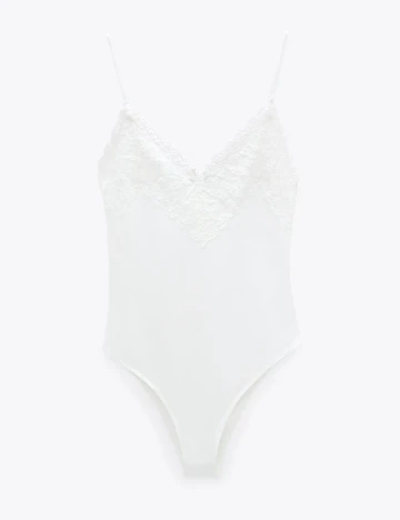 Body Zara, alb, M