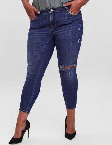 Blugi Vero Moda Curve, albastru