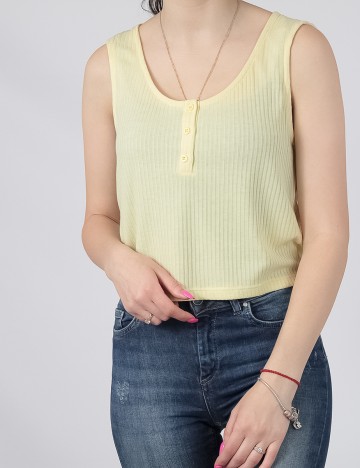 
						Top Pieces, galben, XL
