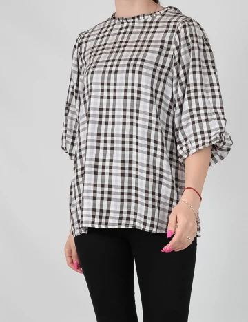Bluza Only, alb/negru, M
