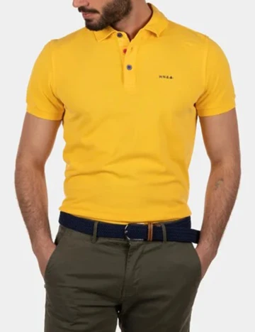 Tricou Polo N.Z.A NEW ZEALAND AUCKLAND, portocaliu, M
