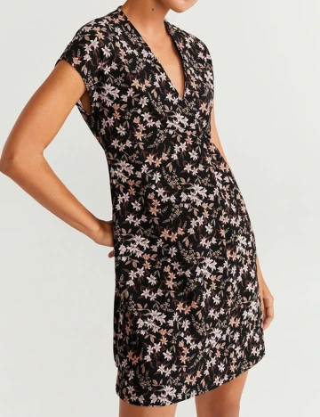Rochie scurta Mango, floral, XS Floral print