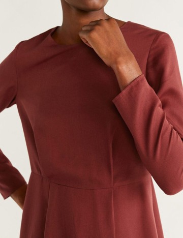Rochie scurta Mango, grena, M