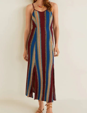 Rochie lunga Mango, mix culori, L Mix culori