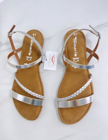 Sandale Tamaris, argintiu, 36