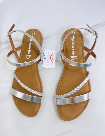 Sandale Tamaris, argintiu, 36