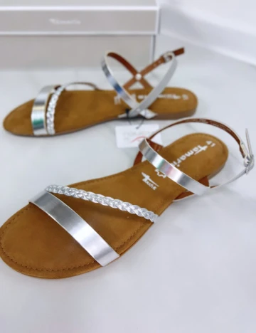 Sandale Tamaris, argintiu, 36