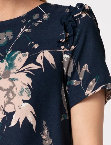 Bluza Vero Moda, albastru inchis, M Albastru