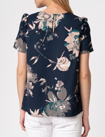 Bluza Vero Moda, albastru inchis, M