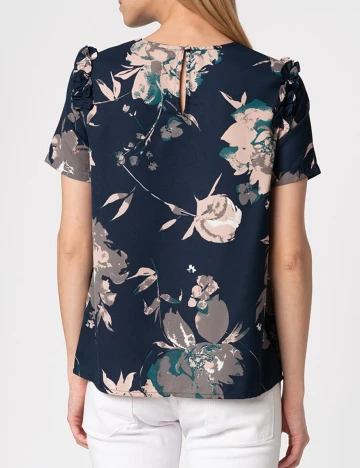 Bluza Vero Moda, albastru inchis, M Albastru
