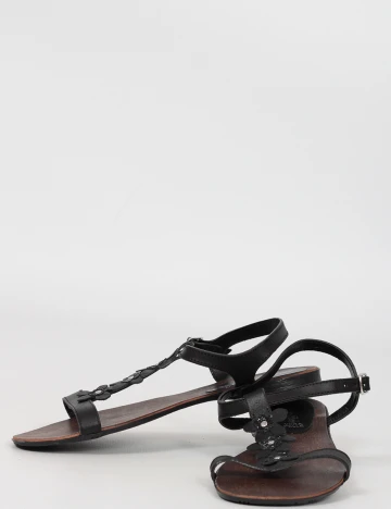 Sandale OutletMag, negru, 38