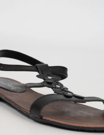 Sandale OutletMag, negru, 38